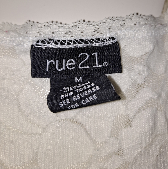 Women’s white lace short sleeve blouse shirt sheer floral top elegant party sexy - Picture 6 of 7